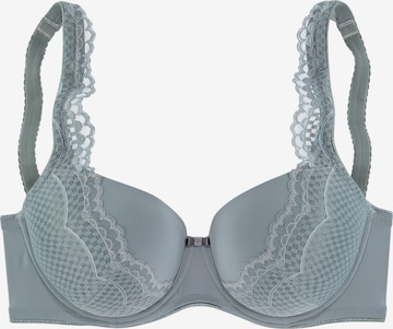 LASCANA Minimiser Bra in Blue: front