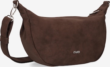 ZWEI - Bolso de mano 'MADEMOISELLE.M M70' en marrón: frente
