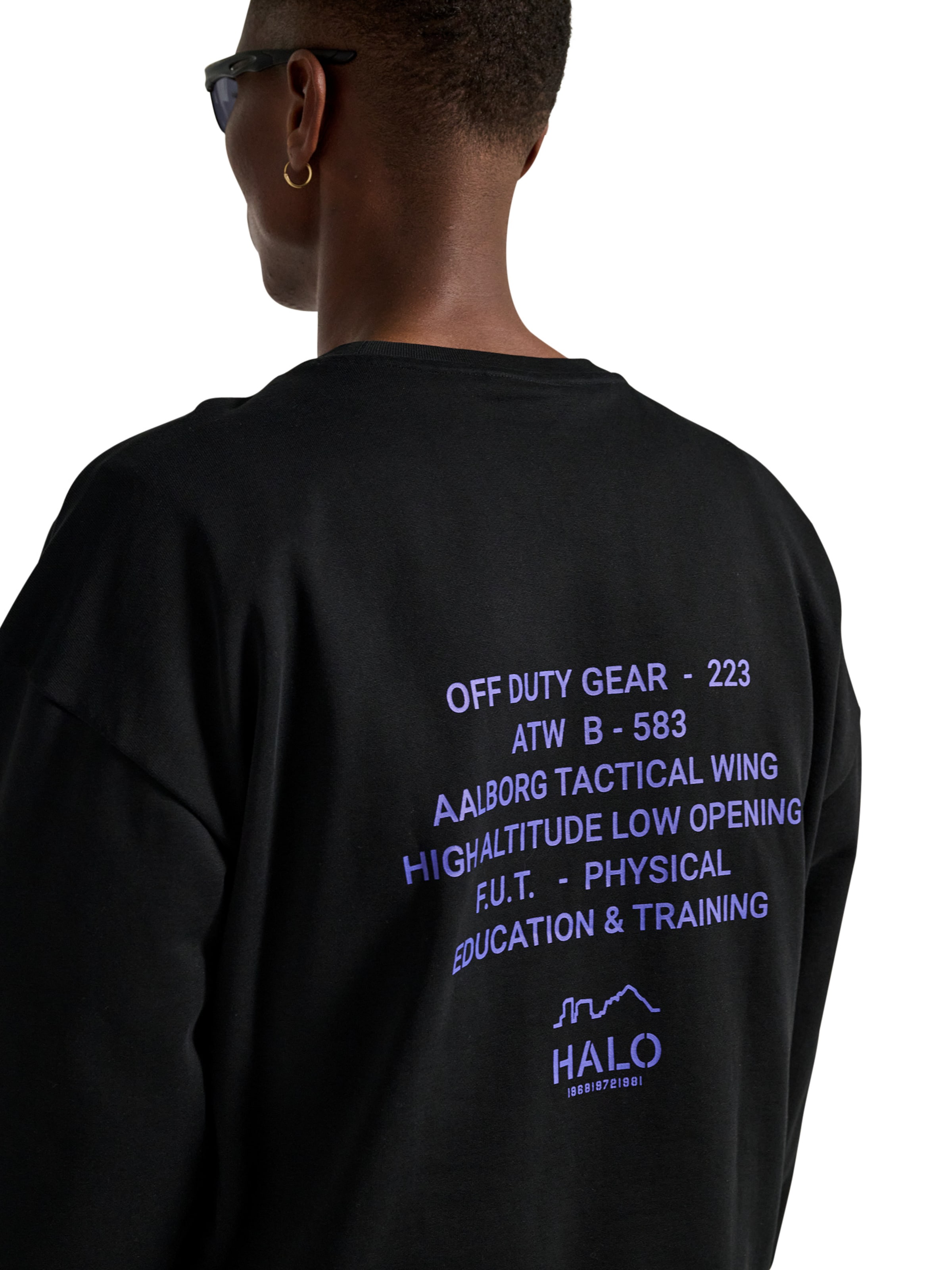 HALO Sweatshirt in Black