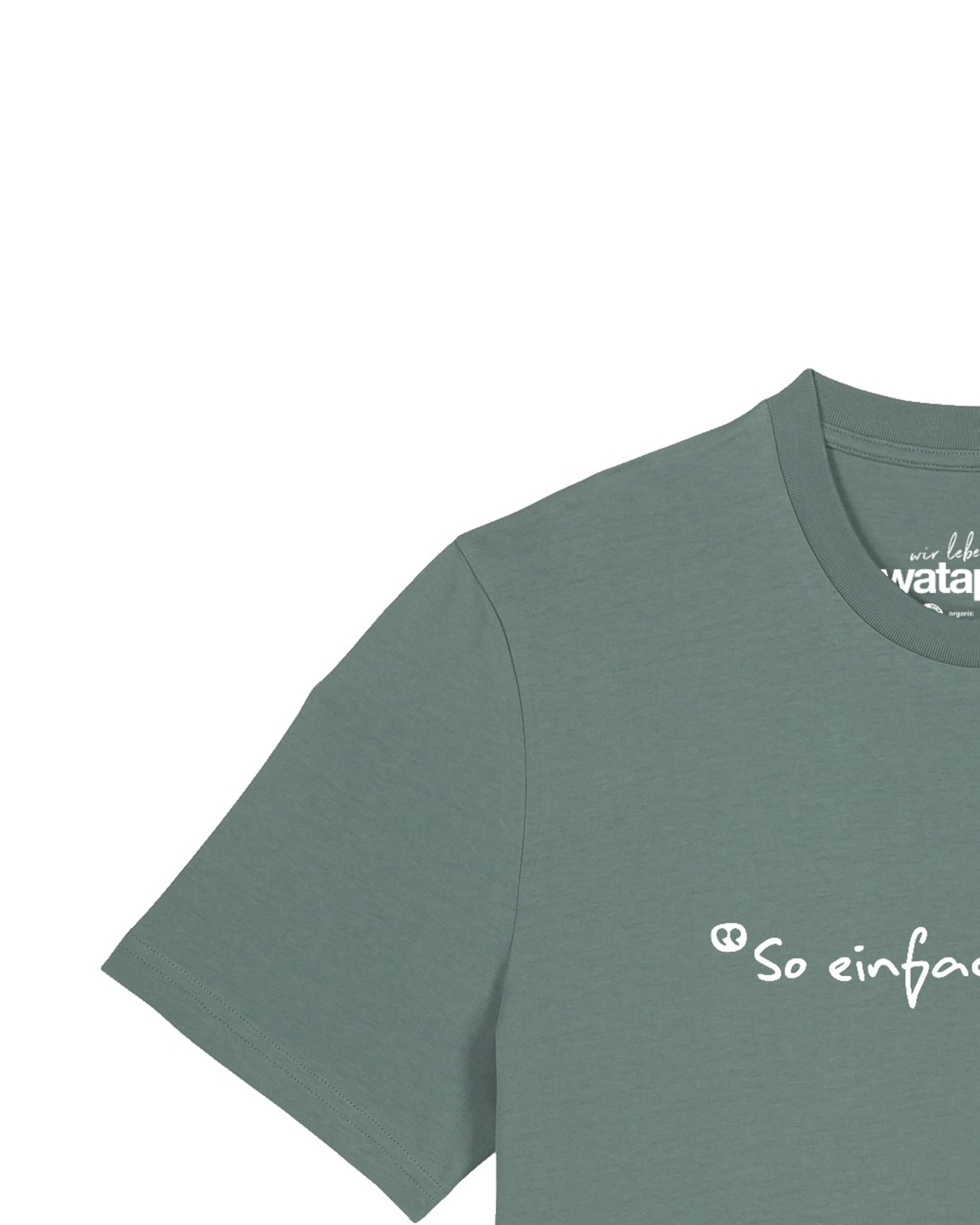 T-Shirt 'So Einfach Ist Das' Watapparel en vert