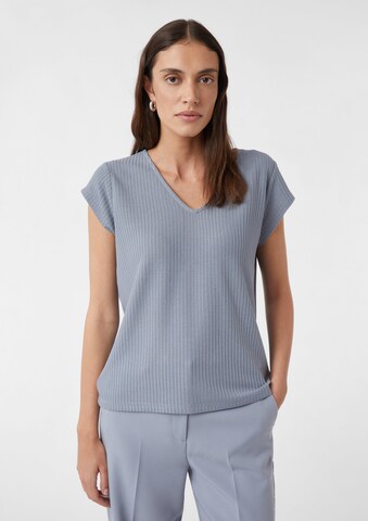 T-shirt COMMA en bleu : devant