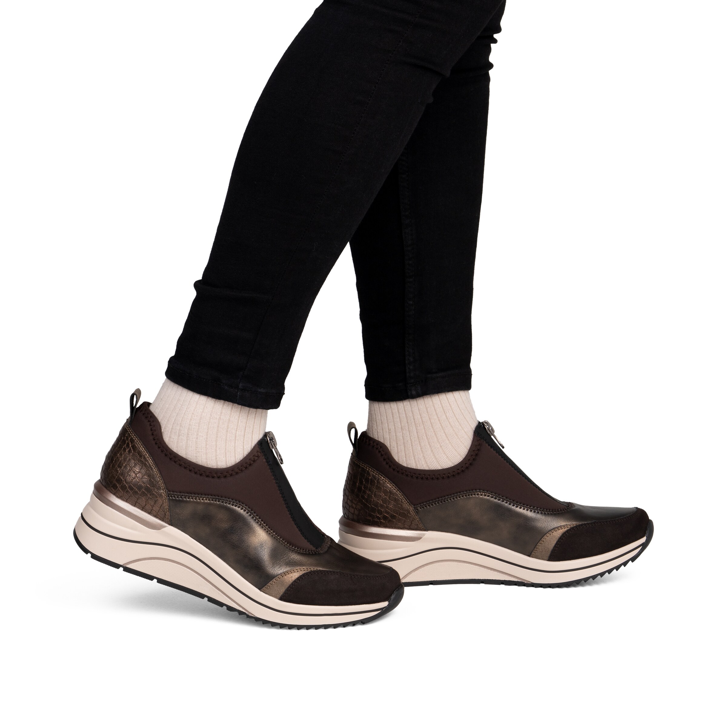 Slip on REMONTE en marron
