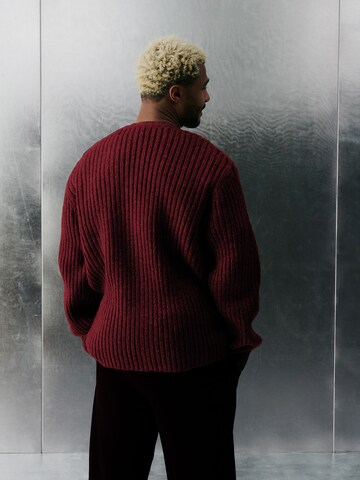 FCBM Knit Cardigan 'Dave' in Red
