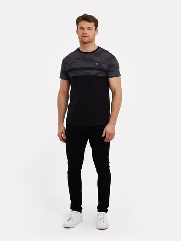 Threadbare T-Shirt 'Simian' in Schwarz