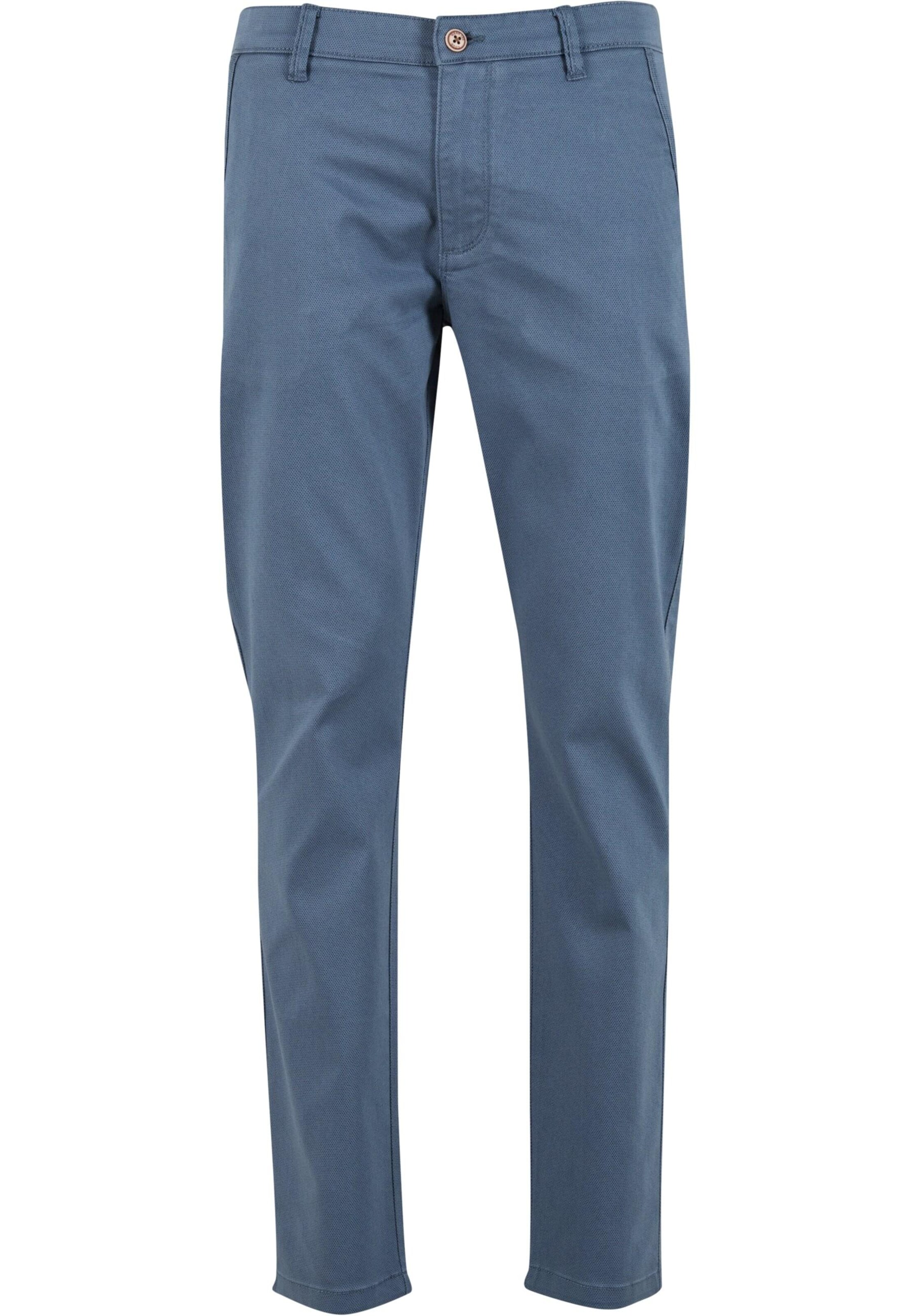 INDICODE JEANS Normální Chino kalhoty 'Danino' – modrá: přední strana