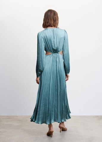 MANGO Společenské šaty 'Simona' – modrá