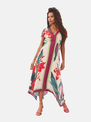 love & roses Jurk in Beige: voorkant