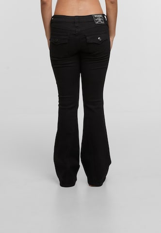 True Religion Flared Jeans in Schwarz