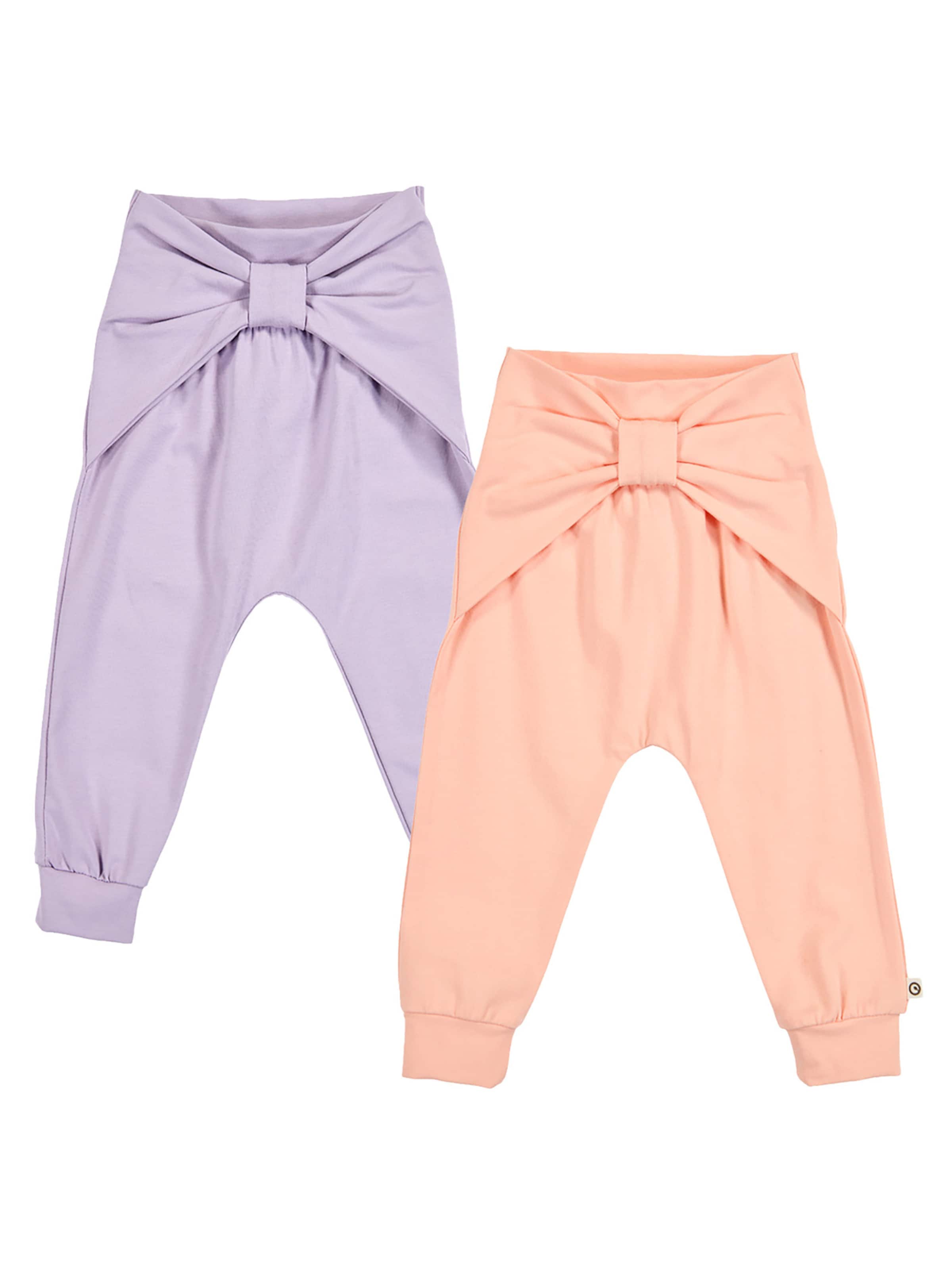 regular Pantaloni di Müsli by GREEN COTTON in lilla: frontale