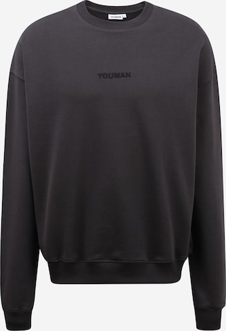 Sweat-shirt 'Casper' Youman en gris : devant