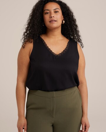 WE Fashion Topp i svart: framsida