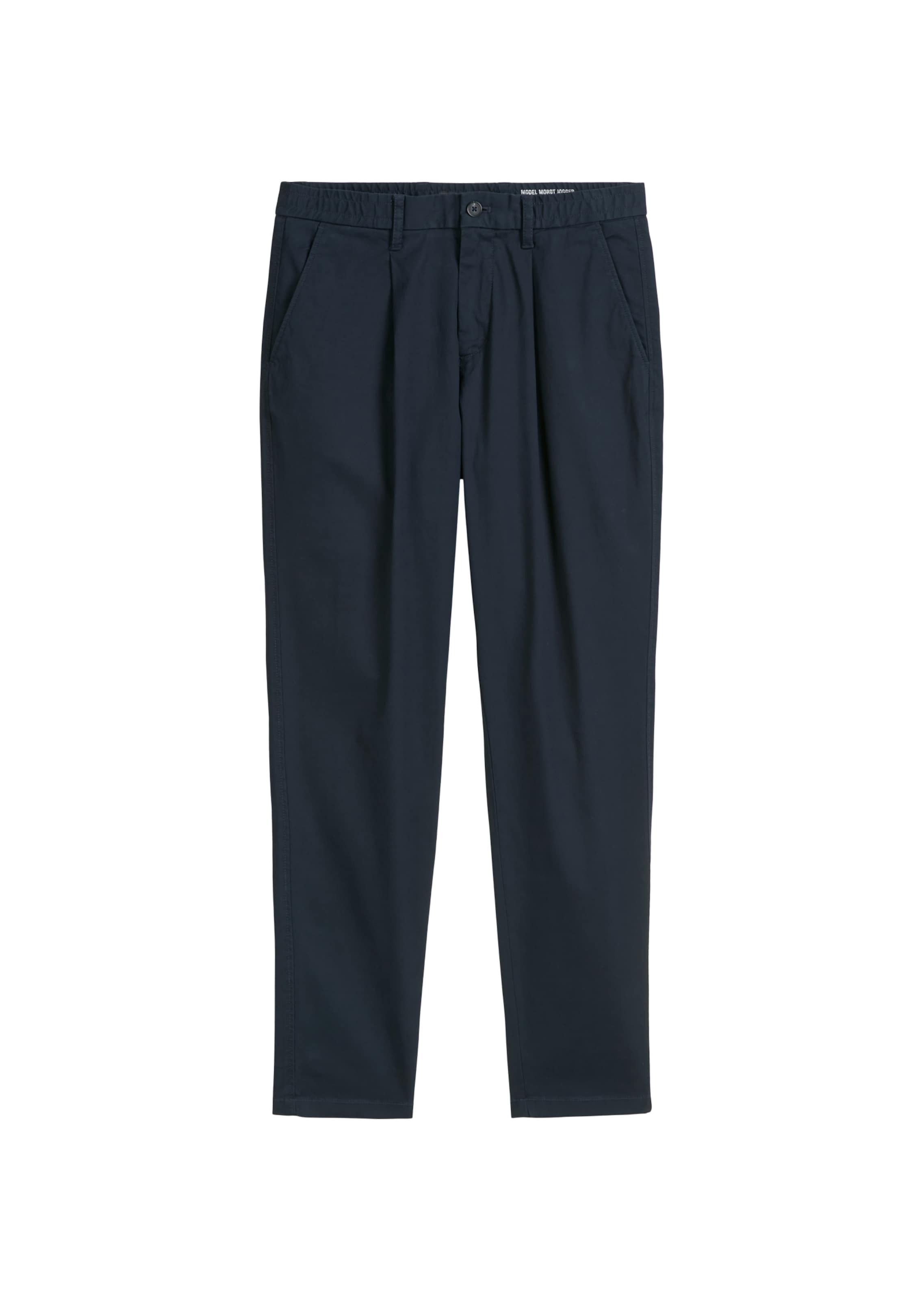Coupe slim Pantalon chino Marc O'Polo en bleu : devant