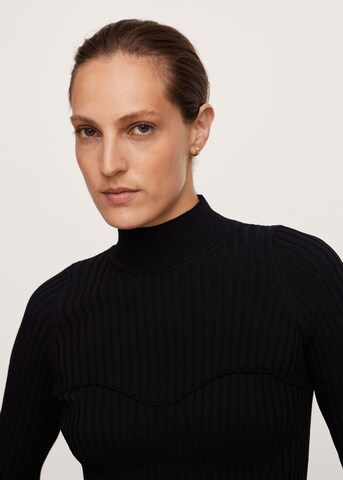 MANGO Sweater 'Nura' in Black