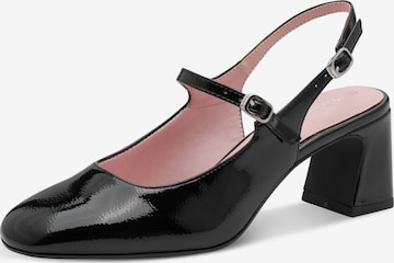 Tamaris Slingpumps in Schwarz: Vorderseite