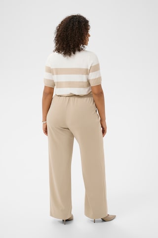 KAFFE CURVE Loosefit Bukser 'KCPheolo' i beige