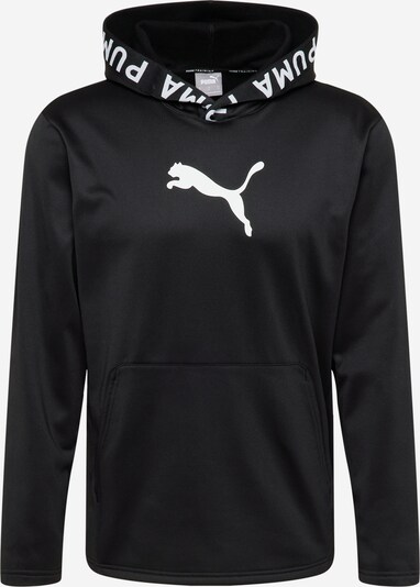 PUMA Sweatshirt de desporto em preto / branco, Vista do produto