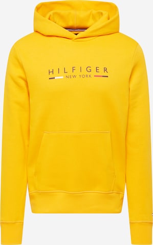Sweat-shirt 'New York' TOMMY HILFIGER en jaune : devant