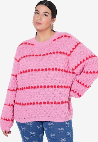 Studio Untold Trui in Roze: voorkant