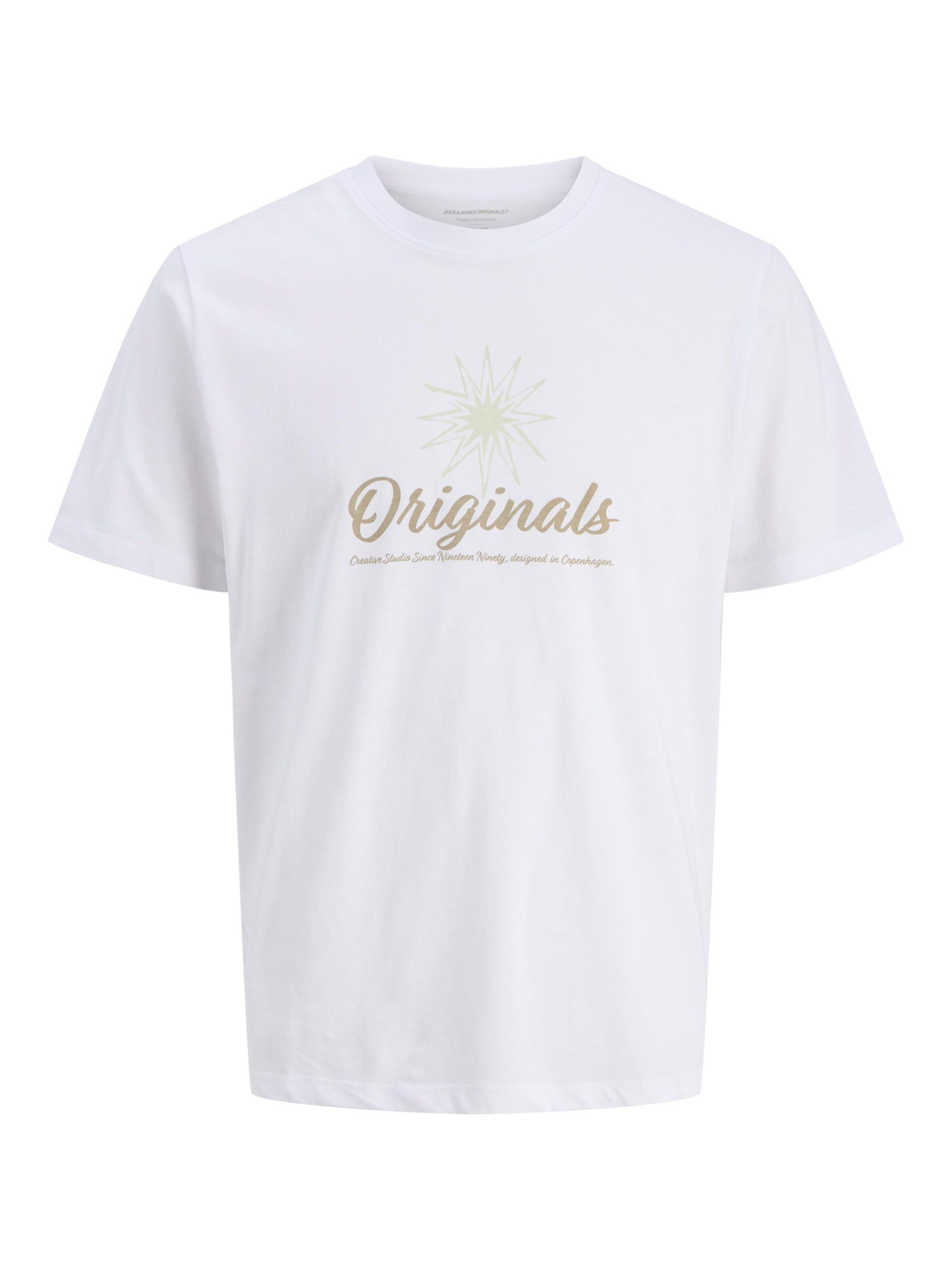 T-Shirt JACK & JONES en blanc : devant