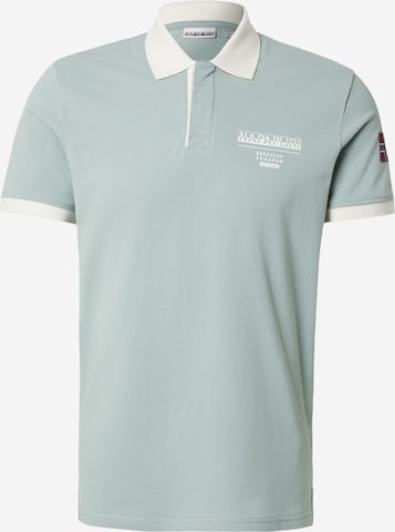 NAPAPIJRI Majica 'EMBERS' | zelena barva: sprednja stran