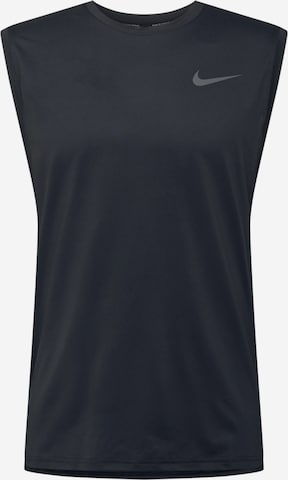 NIKE - Camiseta funcional 'Pro' en negro: frente