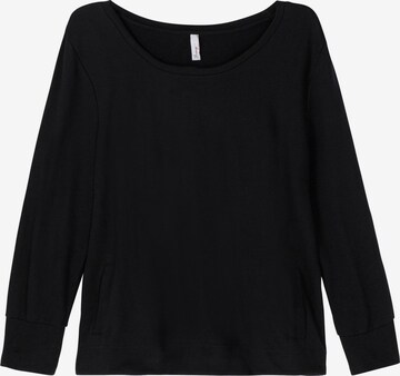 SHEEGO Sweatshirt in Schwarz: predná strana