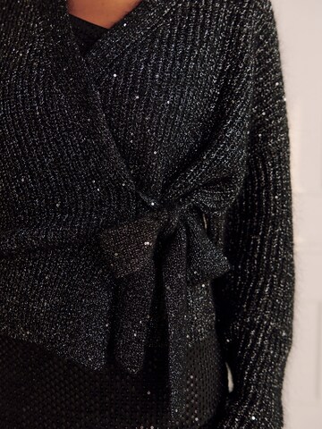 Guido Maria Kretschmer Women Knit Cardigan 'Victoria' in Black