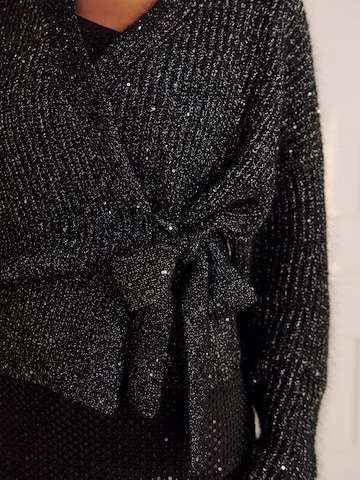 Guido Maria Kretschmer Women Knit Cardigan 'Victoria' in Black
