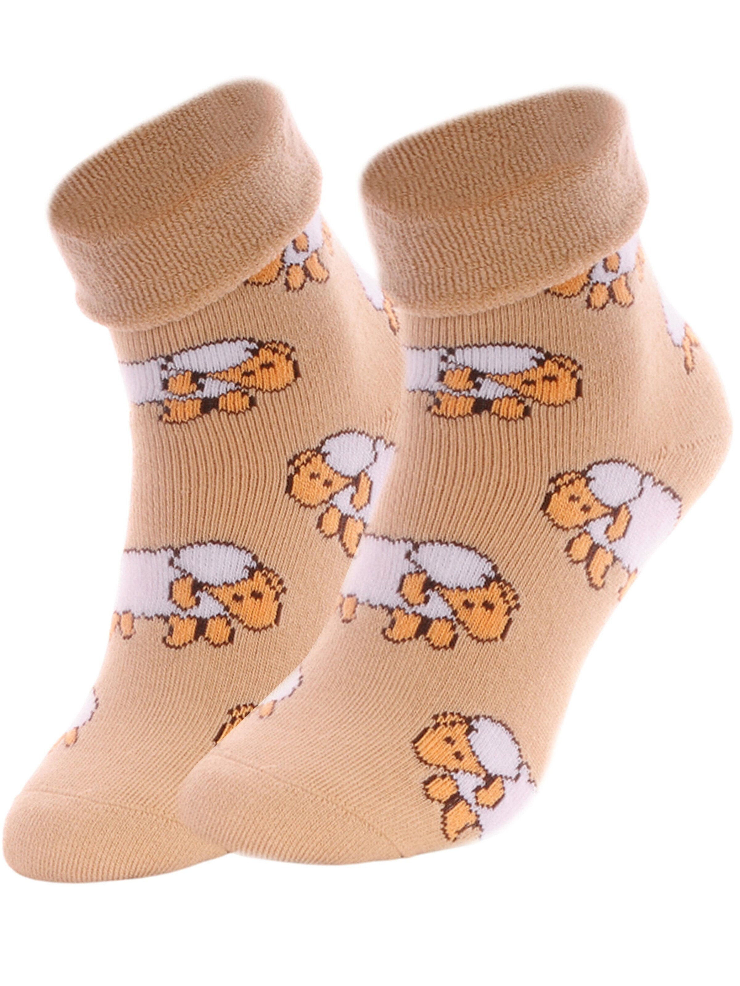 La Bortini Socken‌‌‌‌‌‌‌‌ in Beige: Vorderseite