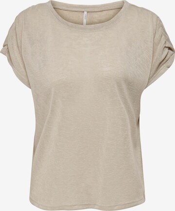 ONLY T-Shirt 'Lula' in Beige: predná strana