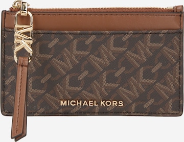 MICHAEL Michael Kors Pouzdro – hnědá: přední strana