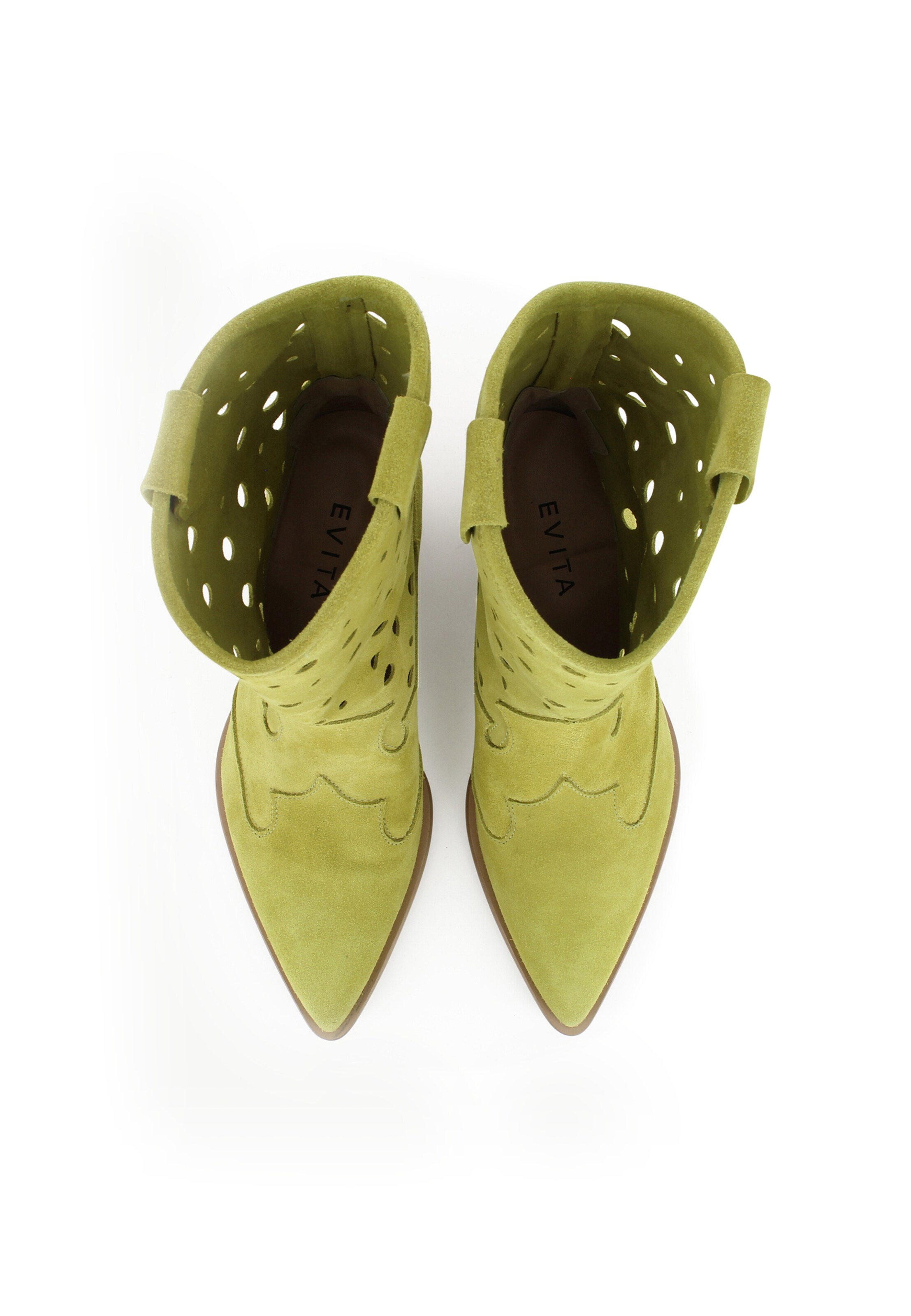 EVITA Cowboy boot 'GINEVRA' in Green