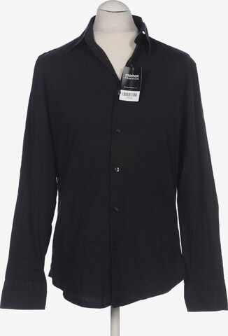 Calvin Klein Button Up Shirt in L in Black: front