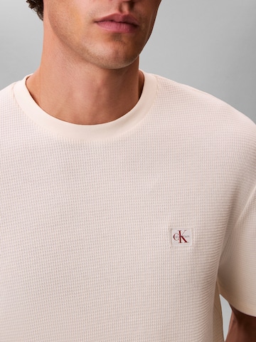 T-Shirt Calvin Klein Jeans en beige