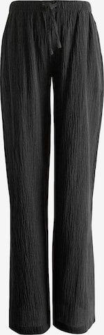 NextWide Leg/ Široke nogavice Hlače - crna boja: prednji dio