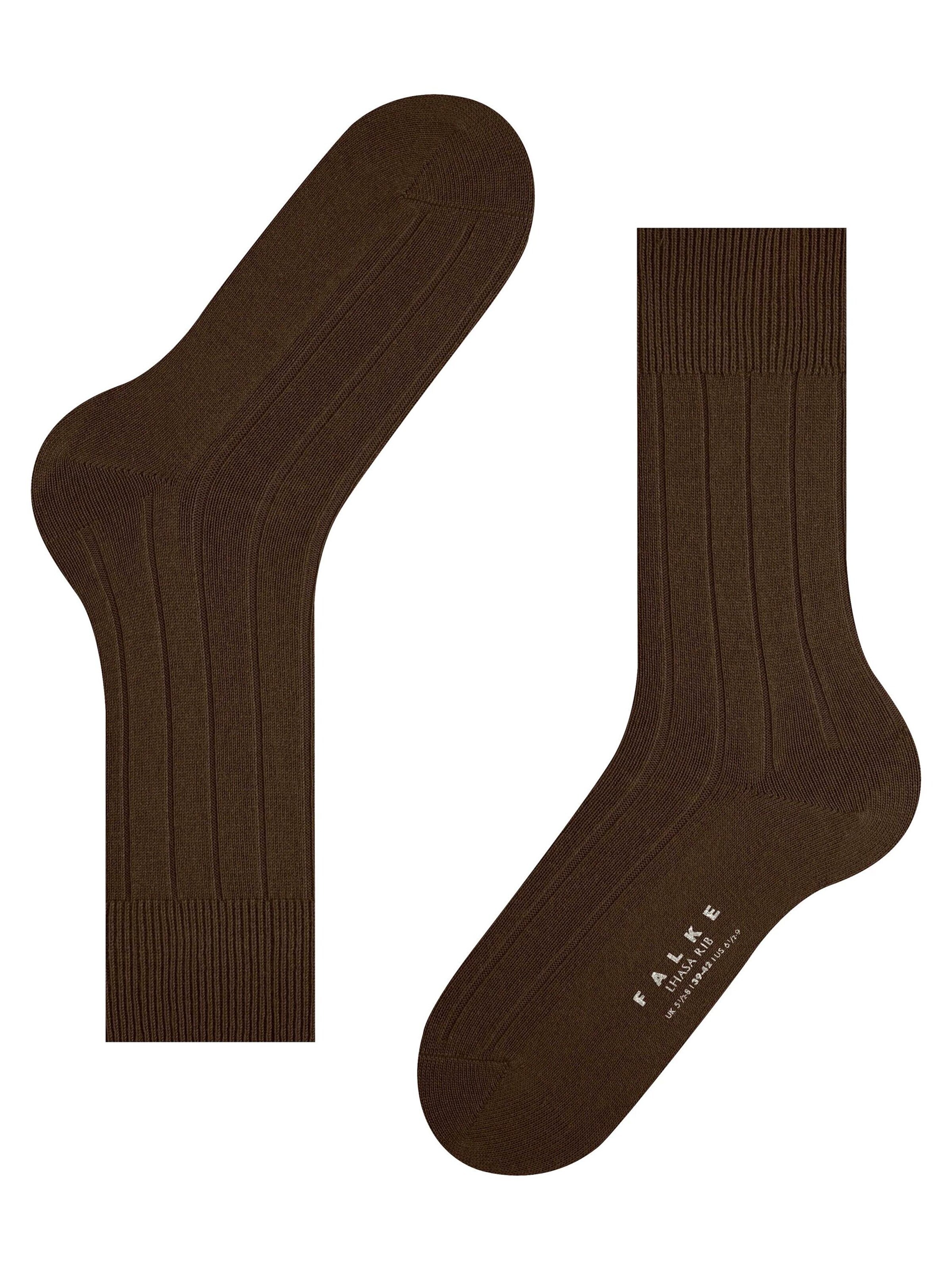 FALKE Socken 'Lhasa Rib'‌‌‌‌‌‌ in Braun