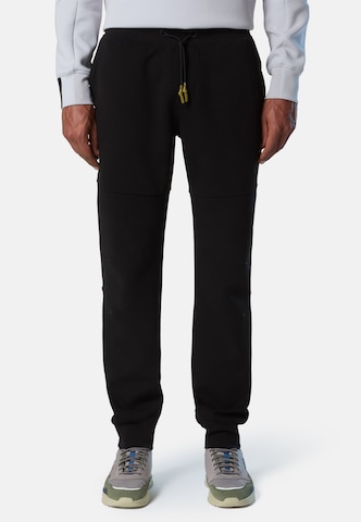 Regular Pantalon de sport North Sails en noir : devant