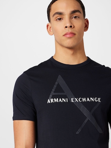 ARMANI EXCHANGE Majica | modra barva