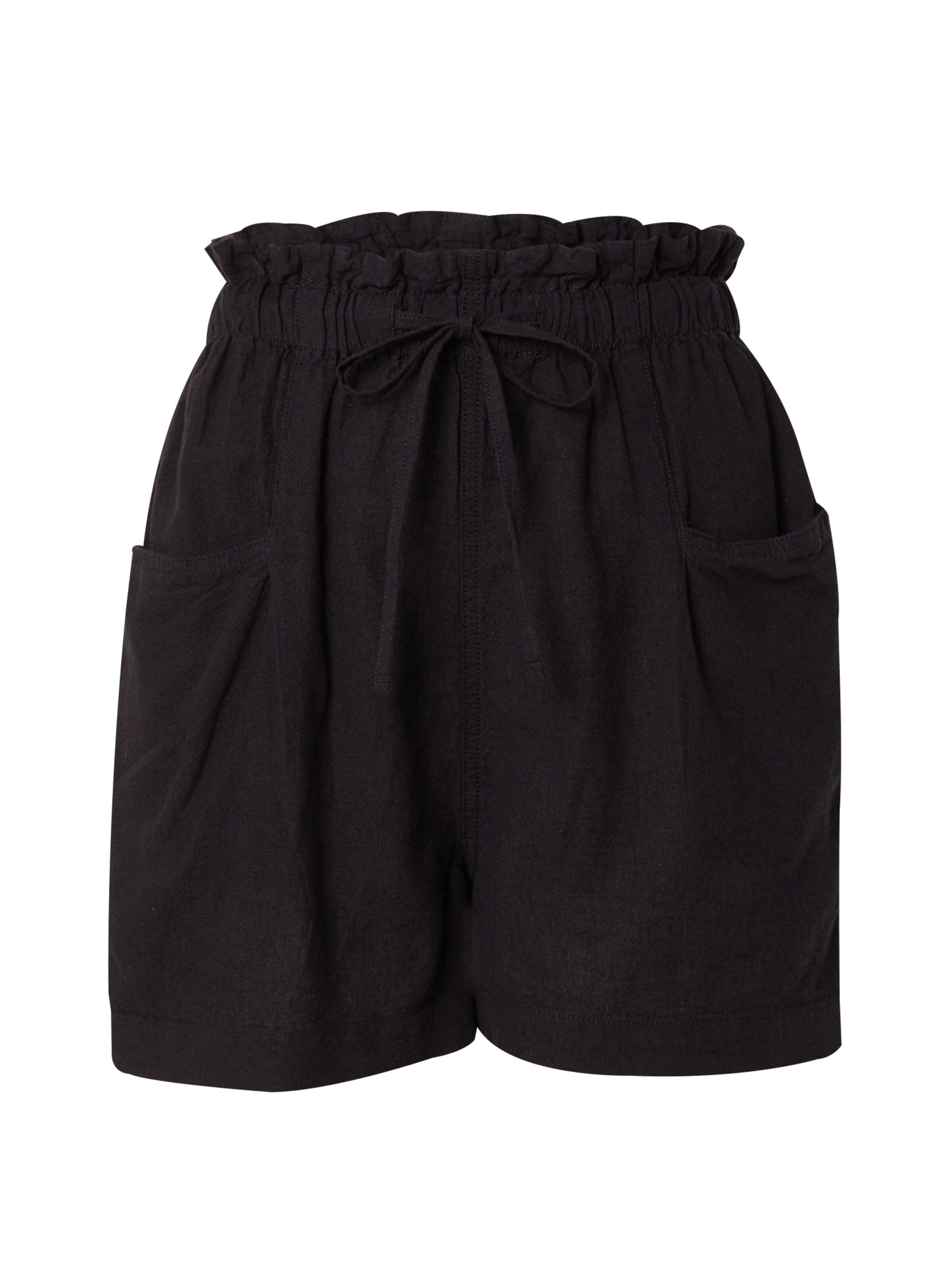 QS Broek in Zwart: voorkant