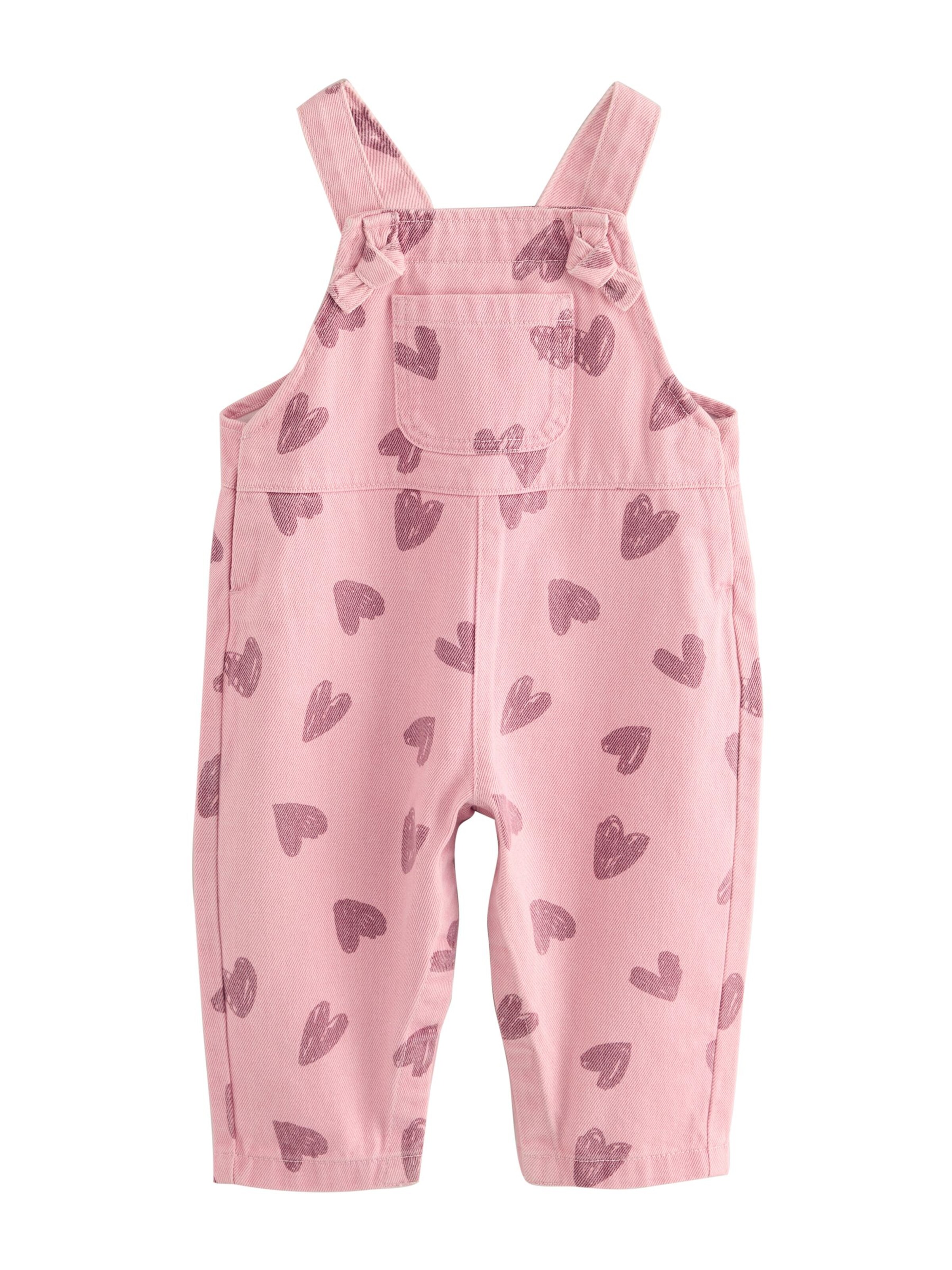 Next Latzhose in Pink: Vorderseite