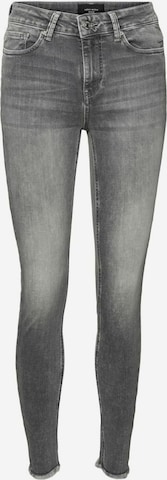 VERO MODA Skinny Fit Дънки 'Peach' в сиво