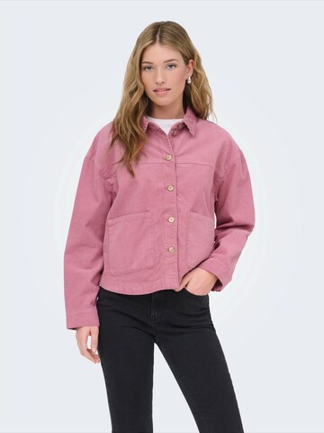 ONLY Between-season jacket 'ONLMOXIE' in Pink: front
