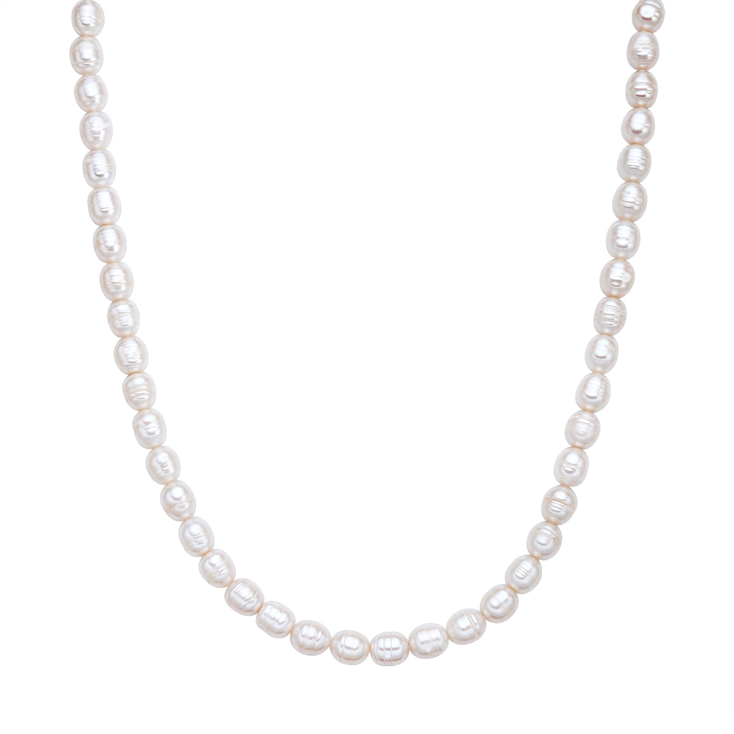 Valero Pearls Ketting in Wit: voorkant