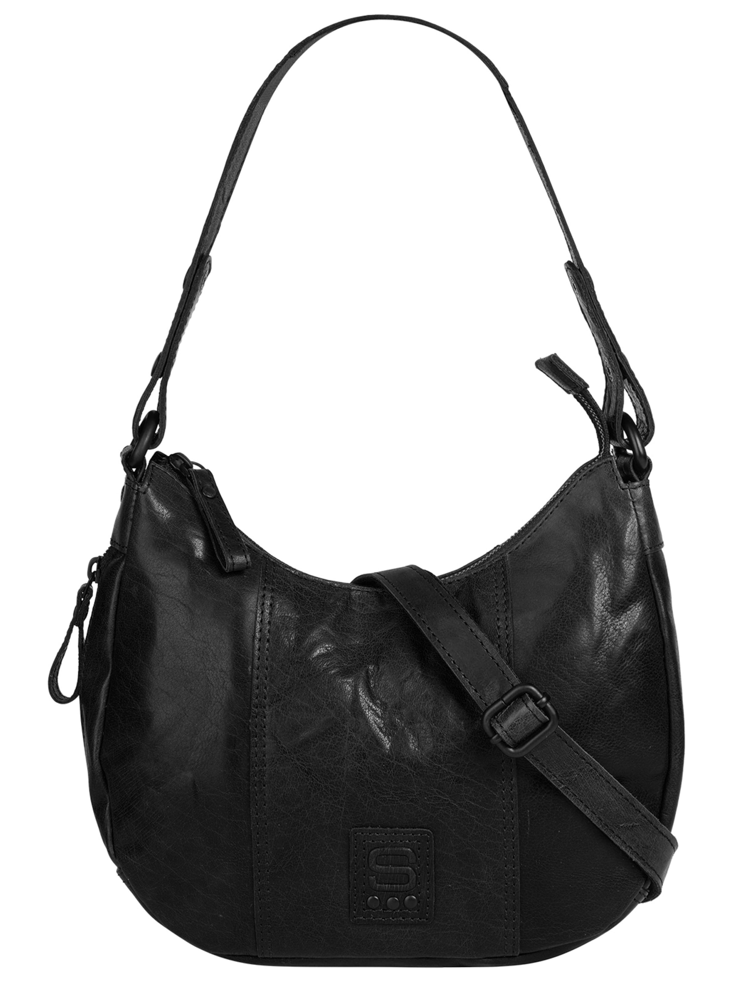 Spikes & Sparrow Umhängetasche‌‌ in Schwarz: Vorderseite