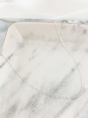 Hey Happiness Ketting 'Lumina Long' in Zilver