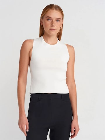 Dilvin Blouse 'Blusen' in White: front