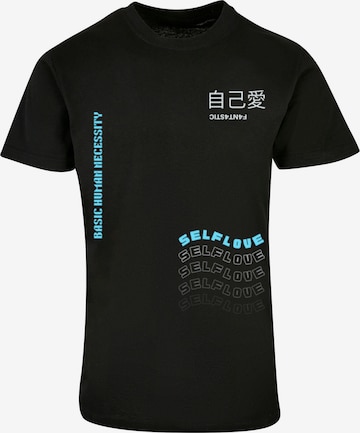 F4NT4STIC Shirt 'Self Love' in Black: front