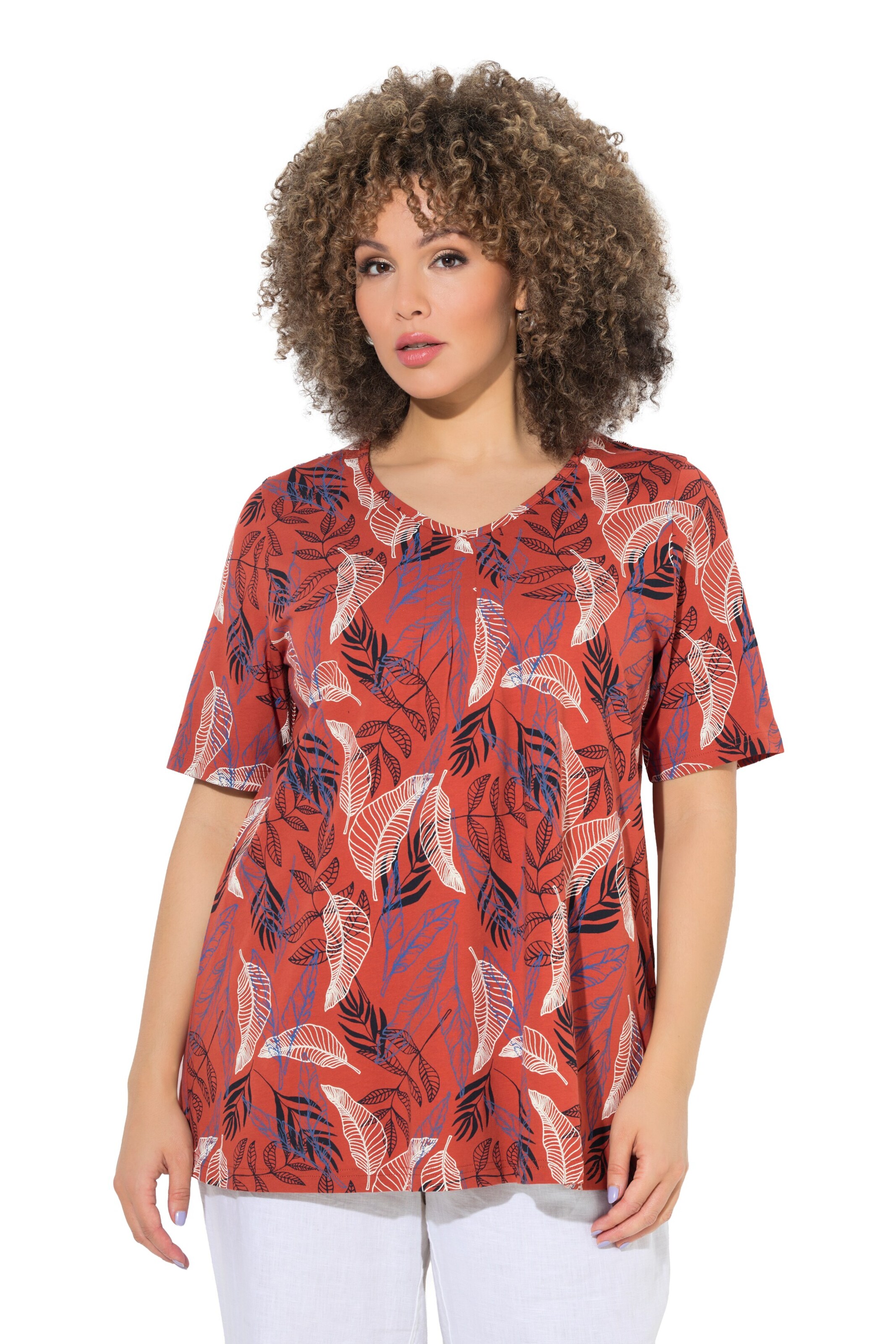 Ulla Popken Shirt in Red: front