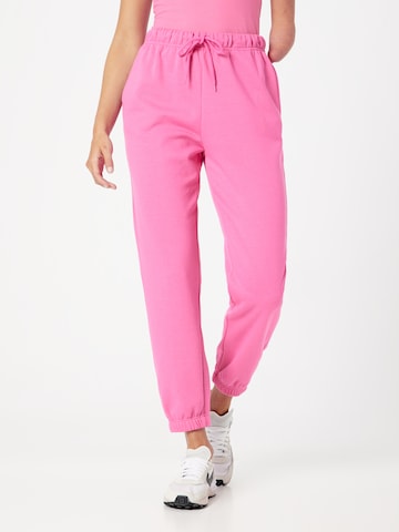 Effilé Pantalon 'Chilli' PIECES en rose : devant