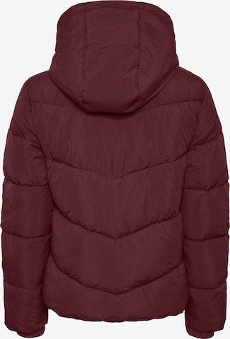 PIECES Zimska jakna 'JAMILLA' | rdeča barva